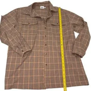 Princess Polly | Tops | Princess Polly Brown Checkered Plaid Buttonup Shirt  Size 4 | Poshmark